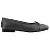 WHITE MOUNTAIN Women's Bocci Dressy Cap Toe Ballet Flat, Gunmetal/Shimmer/Fab, 8 M view 3
