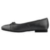 WHITE MOUNTAIN Women's Bocci Dressy Cap Toe Ballet Flat, Gunmetal/Shimmer/Fab, 8 M view 4