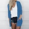 Women's Cardigans Trendy Lightweight Open Front Summer Fall Knit Cardigan Plus Size Comfy Loose Tops with Pockets view 2