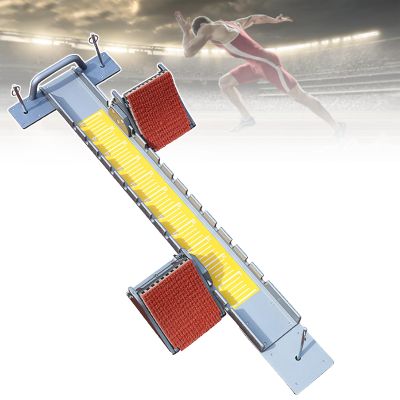 JINEKU Aluminum Alloy Track and Field Starting Block, Multi-Angle Adjustable, Super Grip, Suitable for Rubber and Plastic Synthetic Tracks, Dedicated for Sprint Competitions,C1