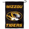 College Flags & Banners Co. Missouri Tigers Black Garden Banner Flag view 1