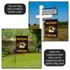 College Flags & Banners Co. Missouri Tigers Black Garden Banner Flag view 4