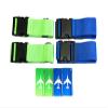 8 Pack Luggage Set, 4 Pack Straps and 4 Pack ID Tags, Adjustable Heavy-Duty 79" Secure Travel Suitcase Belts (Bright Green/Blue) view 1