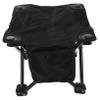 Homoyoyo Portable Folding Stool for Camping Fishing Hiking Lightweight Compact Design Side Pocket Comfortable Outdoor Bench for Travel Sports Events view 1