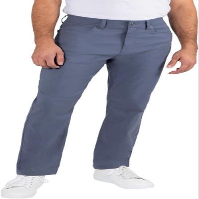 Gerry Men's Tech 5 Pocket Stretch Fabric Comfort Waistband Pant (Blue,34x30)