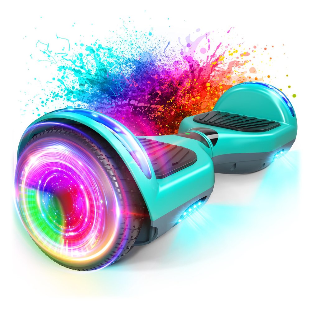 SISIGAD Scooter, 6.5" Flash Wheels & Corlorful LED Lights, All for Girls Boys Kids Ages 6+