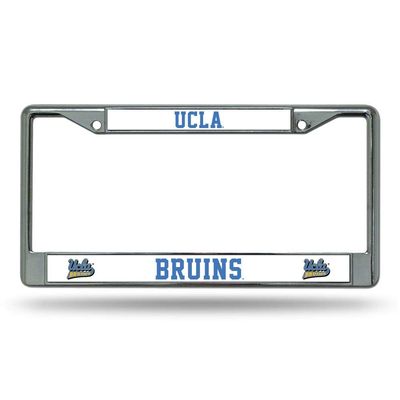 UCLA Bruins - 12" x 6" Standard Size - Chrome Metal License Plate Frame