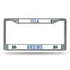 UCLA Bruins - 12" x 6" Standard Size - Chrome Metal License Plate Frame view 1