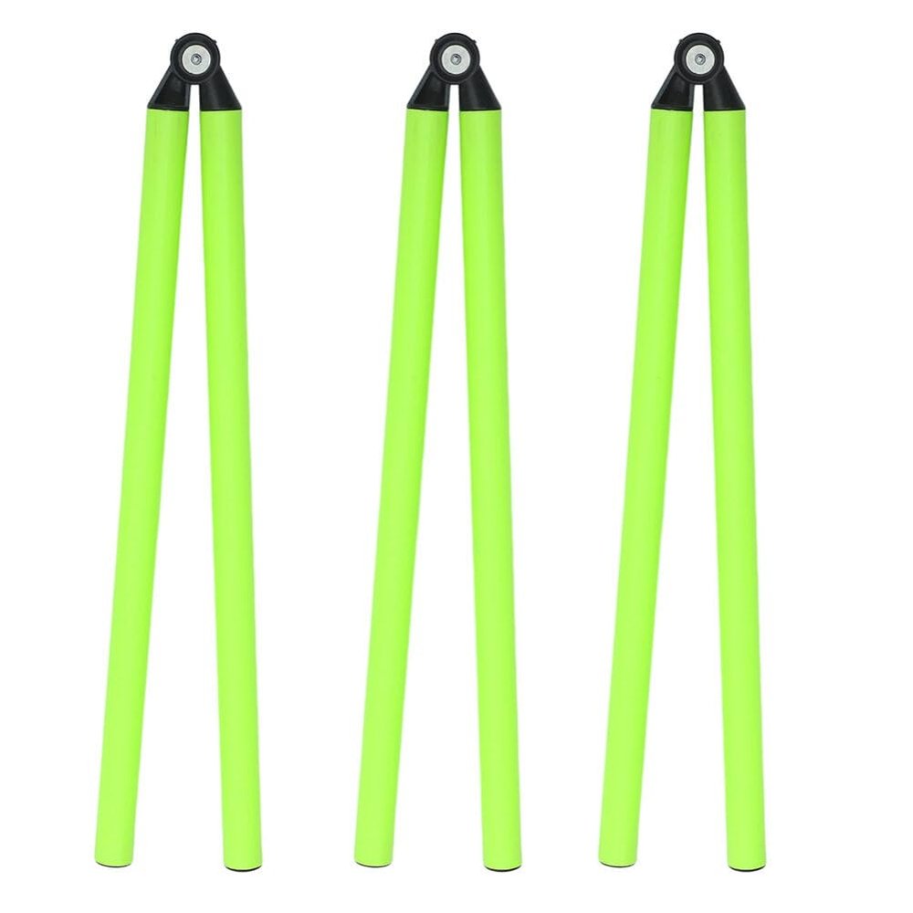 Toddmomy 3pcs Soccer Training Poles and Hurdles and Sports Equipment for Basketball and Soccer Practice Bright and Eye-catching Design for Outdoor Use