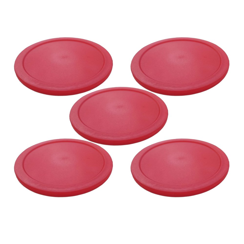 5 Pack 2.36-Inch (60 mm) Lightweight Mini Air Hockey Pucks - Durable 3mm Thick Replacement Accessories for Small Air Hockey Tables - 0.19oz (5.5g) for Fast Mini Gameplay for Kids
