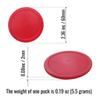 5 Pack 2.36-Inch (60 mm) Lightweight Mini Air Hockey Pucks - Durable 3mm Thick Replacement Accessories for Small Air Hockey Tables - 0.19oz (5.5g) for Fast Mini Gameplay for Kids view 2