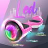 SISIGAD Scooter, Electric Scooters with 6.5" Flash Wheels & LED Headlights Fender Lights, All Terrain for Girls Boys Kids Ages 5+ view 3