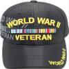 World War II Arch Shadow Jersey Mesh Mens Cap [Baseball Cap - Black - Adjustable] - ID#19101 view 1