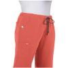 KOI Next Gen Everyday Hero Women's 5-Pocket Cargo Scrub Pants Heather Coral X-Small Tall view 3