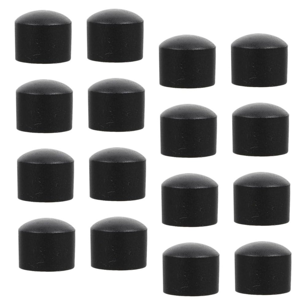 KOMBIUDA 16pcs Foosball End Caps Table Accessories Lightweight Safe Rod Covers for Football Machines Fits Standard Foosball Tables