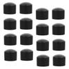 KOMBIUDA 16pcs Foosball End Caps Table Accessories Lightweight Safe Rod Covers for Football Machines Fits Standard Foosball Tables