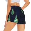 Beautiful Bottle of Under The Night Sky Womens 2 In1 Running Athletic Workout Yoga Shorts with Pockets S M L XL XXL XXXL White view 3