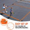 SportzPals Portable Pickleball Court Lines for Outdoor & Indoor, No Measurement Required Pickleball Court Marker Kit, Easy Setup & Durable Design view 2