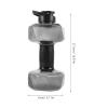 INOOMP Large Sports Water Bottle Dumbbell Shape Pp Material Fitness Water Bottle view 2