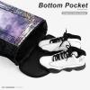 NQLYUT Drawstring Backpack Sports Gym Bag Resistant Sackpack Door And Flowers String Bag for Women Men view 4