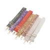 FURUIM2024M Bag Straps Handbag Bag Strap 5CM Wider Thickened Jacquard Braided Colorful Shoulder Bag Adjustable Belt Adjustable Bag Straps(KE172-A16,Light Gold Buckle) view 2