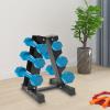 Metal Dumbbell Rack Stand, A-Frame Compact Multilevel Weight Dumbbell Storage Organizer, 176/660 Load-bearing, Dumbbell Organizer for Gym/Home/School Storage Rack (176 Load-bearing) view 2