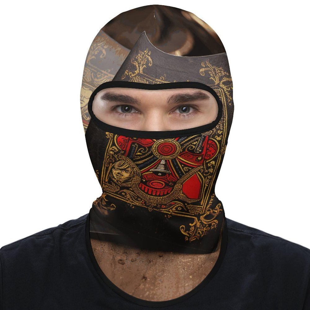 Balaclava Face Mask for Men Women Playing Cards Full Mask for Outdoor Sport Cycling Fishing Cap