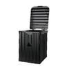 DYINGZL Camping Portable Toilet With Lid Large Collapsible Travel Toilet,Collapsible Emergency Car Potty,Suitable For Car/Boat/Beach/Hiking/Long Trip(Black), 37cm view 1