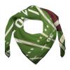 CWECVWE Women's Summer Head Silk Scarves Travel Neck Scarf Fashion Headscarf Compatible with American Football Field And Ball view 1