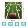 CWECVWE Women's Summer Head Silk Scarves Travel Neck Scarf Fashion Headscarf Compatible with American Football Field And Ball view 2