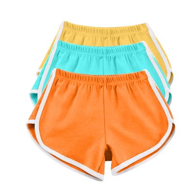 3 Pack Women's Shorts Quick Dry Active Workout Running Shorts Comfy Casual Elastic Waist Lounge Shorts Sweat Short