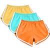 3 Pack Women's Shorts Quick Dry Active Workout Running Shorts Comfy Casual Elastic Waist Lounge Shorts Sweat Short view 3