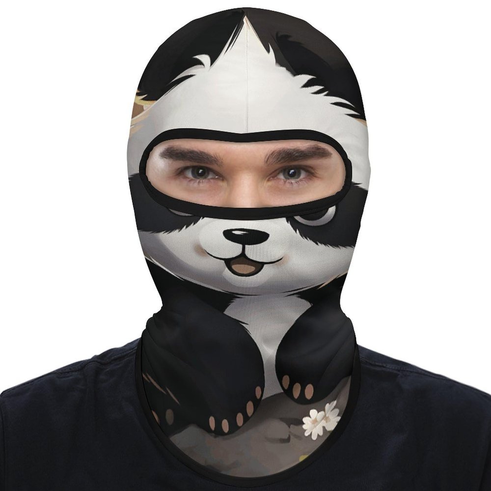 Balaclava Face Mask for Men Women Cute Panda Animal Full Mask for Outdoor Sport Cycling Fishing Cap