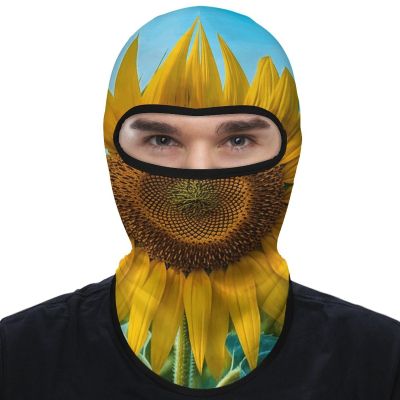 Balaclava Face Mask for Men Women Beutiful Sunflower Full Mask for Outdoor Sport Cycling Fishing Cap