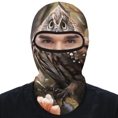 Balaclava Face Mask for Men Women Owl and Flower Full Mask for Outdoor Sport Cycling Fishing Cap