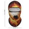 Balaclava Face Mask for Men Women Burning Football Full Mask for Outdoor Sport Cycling Fishing Cap view 2