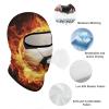 Balaclava Face Mask for Men Women Burning Football Full Mask for Outdoor Sport Cycling Fishing Cap view 3