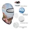 Balaclava Face Mask for Men Women Paris Eiffel Tower with Flowers Full Mask for Outdoor Sport Cycling Fishing Cap view 3