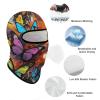 Balaclava Face Mask for Men Women Art Graffiti Butterflies Print Full Mask for Outdoor Sport Cycling Fishing Cap view 3