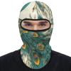 DJUETRUI Balaclava Face Mask for Men Women Peacock Pattern Full Mask for Outdoor Sport Cycling Fishing Cap, 1 view 1