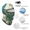 DJUETRUI Balaclava Face Mask for Men Women Peacock Pattern Full Mask for Outdoor Sport Cycling Fishing Cap, 1 view 3
