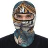 Balaclava Face Mask for Men Women Tropical Tiger Full Mask for Outdoor Sport Cycling Fishing Cap view 1