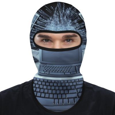 Balaclava Face Mask for Men Women Computers and Internet Full Mask for Outdoor Sport Cycling Fishing Cap
