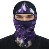 Balaclava Face Mask for Men Women Purple Amethyst Full Mask for Outdoor Sport Cycling Fishing Cap