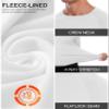 EoBeKee Mens Thermal Compression Shirts, Warm Long Sleeve Fleece Lined Tops Athletic Base Layer for Running Cold Weather view 3