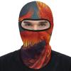 Balaclava Face Mask for Men Women Orange Red Phoenix Full Mask for Outdoor Sport Cycling Fishing Cap view 1