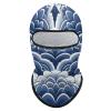 Balaclava Face Mask for Men Women Blue and White Full Mask for Outdoor Sport Cycling Fishing Cap view 1