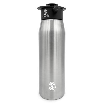 Lunatec Insulated Hydration Spray Water Bottle - A pressurized personal mister, camp shower and sport water bottle in one easy-to-use BPA free bottle.