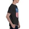 Union Pacific Railroad Men's Classic Crewneck T-Shirt, Cotton Short Sleeve Black view 3