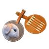 ZhanMg Brown Golf Tees Organizer Bag  Versatile cry rabbit Belt Clip Bag for Golf Carry  Perfect Portable Protection on The Court. view 3